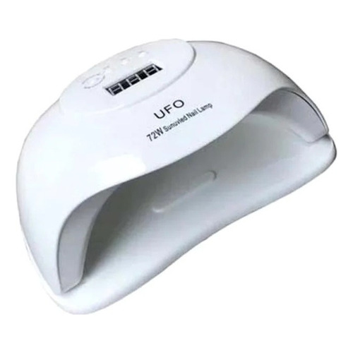 Lampara Uv Manicure Lámpara Led De Uñas Permanente 72w Perma Color Blanco