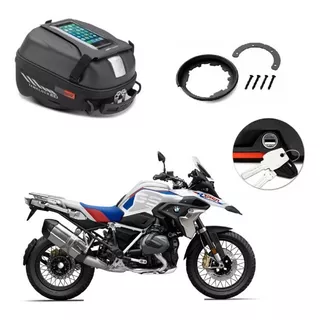 Combo Bolsa Tanque +bocal Bf17 Givi St605b 4l Bmw 1250gs Adv