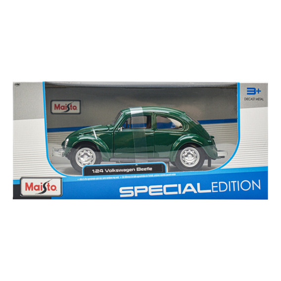 Volkswagen Beetle Special Edition Escala 1:24 Maisto Color Verde