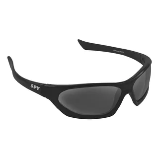 Óculos De Sol Spy 48 - P.larga Preto Lente Cinza Sem Espelho