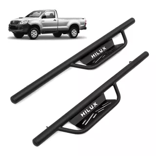 Estribo Lateral Tubo Force Hilux Cabine Simples 2013 2014