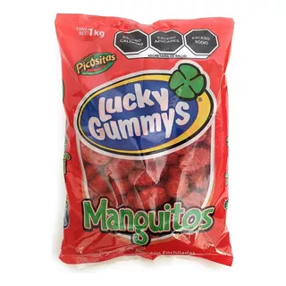 Gomitas De Manguitos Enchilados Lucky Gummys 1kg