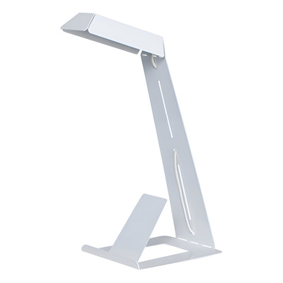 Lampara De Escritorio Porta Celular Derby Blanco Apto Led G9