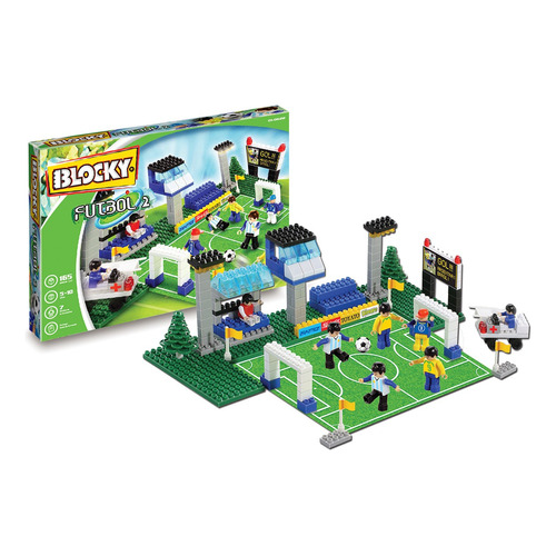 Bloques Para Armar Blocky Futbol 01-0622 165 Piezas En Caja