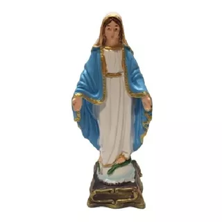 Virgen María Estatuilla De 15 Cm Mejor Precio!!! 