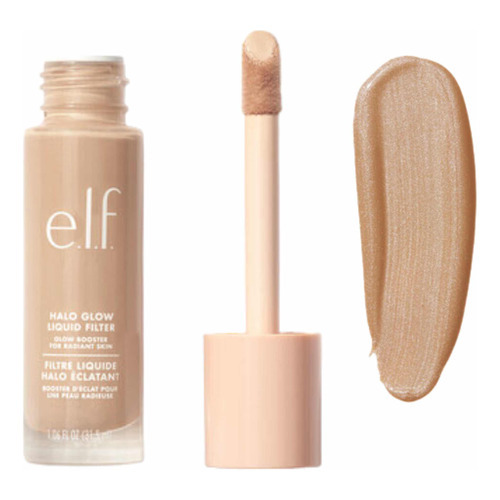 Base de maquillaje líquida E.L.F. Cosmetics Halo Glow Liquid Filter tono shade 4 medium - 31.5mL 31.5g
