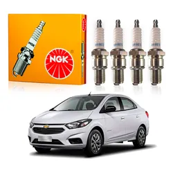  Jogo Velas Ngk Prisma 1.0 8v Spe Flex 2016 A 2019