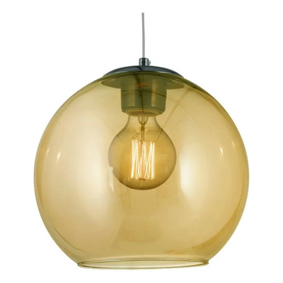 Colgante Globo L Gl/1 1xe27 Ø25cm Vidrio Ambar... Ámbar
