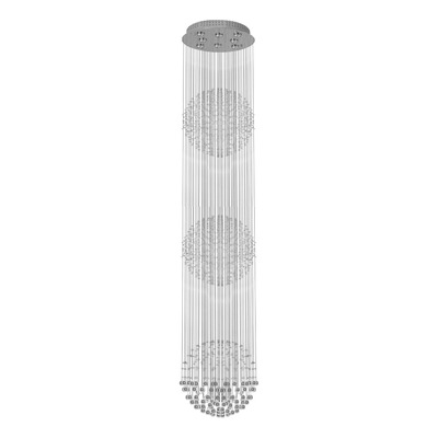 Colgante Triple Esfera Cairel Con 8 Led Gu10 De Regalo