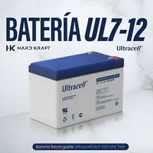 Bateria Vlra Recargable Alarma Ups Inversor 12v 7a Ultracell