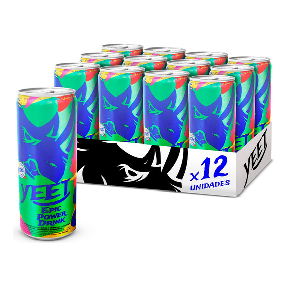 Bebida Vitamínica Yeet Power Drink Variedades 12 Unidades