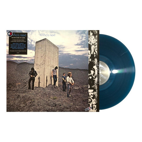 The Who Who's Next Remastered Sea Blue Clear Lp Vinyl Versión del álbum Edición limitada