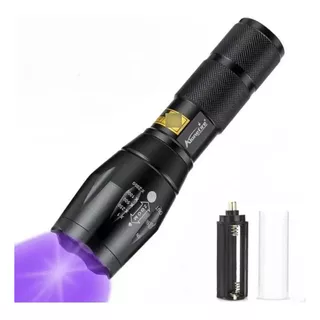 Linterna Uv Lampara Luz Negra Ultravioleta Led Zoom 365nm