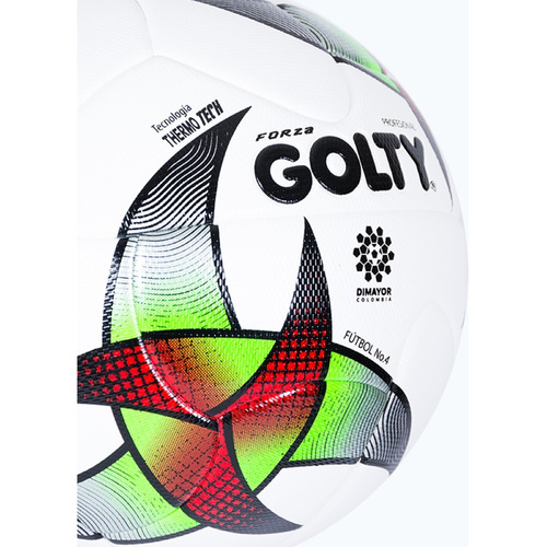Balon Futbol Profesional Golty Forza Thermotech N.4 Color Blanco