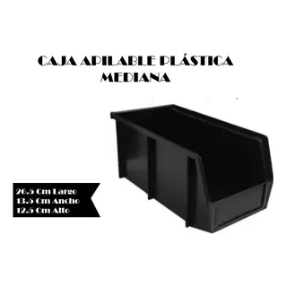 Caja Apilable Organizadora Plástica Mediana