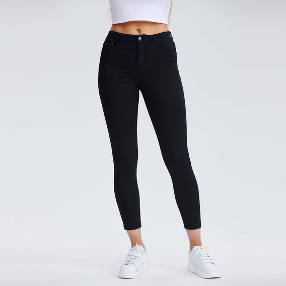 Jeans Mujer Super Skinny Negro Fashion's Park