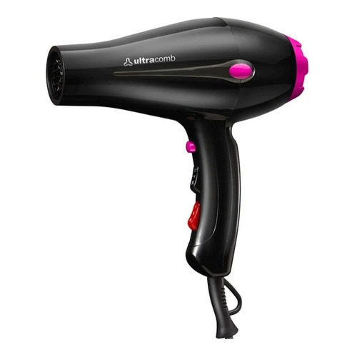 Ultracomb Sc4607 Secador De Cabello 2000w Tourmaline Ion Color Negro