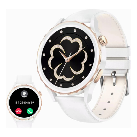 Smartwatch Mujer 1.32 Reloj Inteligente Impermeable Elegante