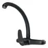 Grifo Monocomando 20cm Negro Pared Italomix Lh3257