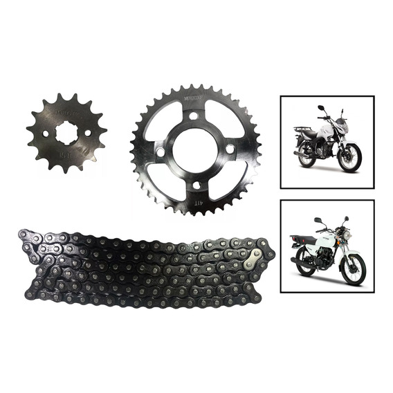 Kit De Sprocket  Italika 125fl 19-20/ Dt-150 Del 20-23 