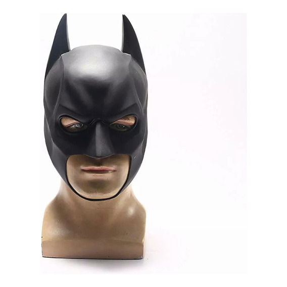 Máscara De Superhéroe Batman De Látex Para Hombre Cosplay