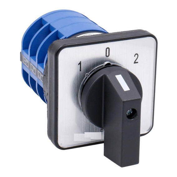 Selector Reversible 3 Posiciones 1-0-2 Para 20 Amperes