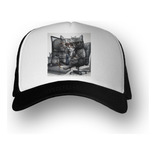 Gorra  Gato Oficina Working Trabajo Taza Cafe M2