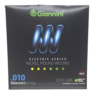 Encordado De Guitarra Electrica X6  Giannini Geegst10