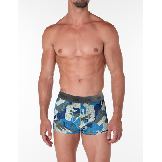 Boxer Ajustado Corto Camuflaje 6 Pzs - Everlast Underwear