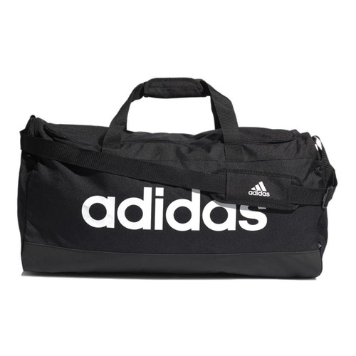 Maleta Adidas Duffel Linear Logo Negro Color Negro Liso