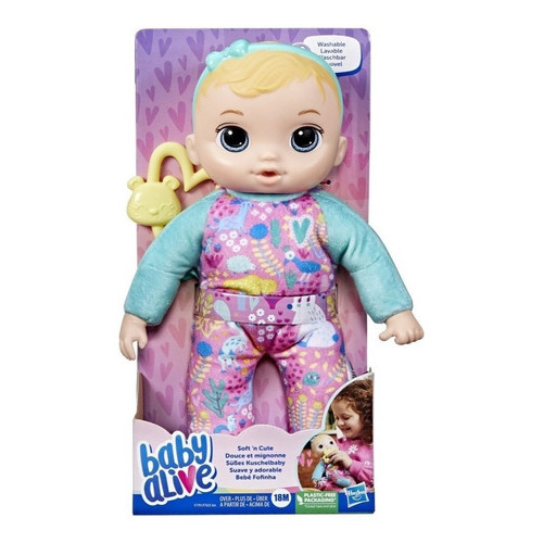 Baby Alive Muñeca Suave Y Adorable Rubia Hasbro