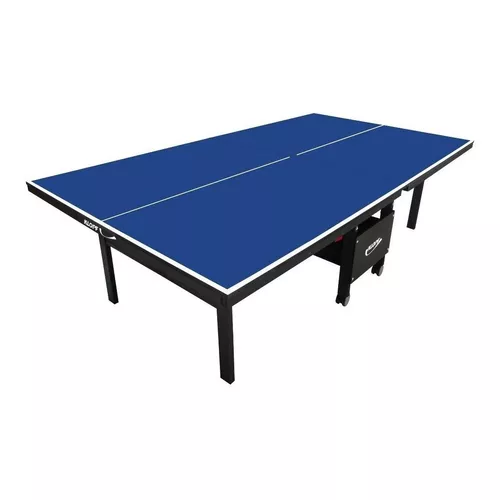 Mesa de ping pong Klopf 1084 fabricada em MDF cor azul