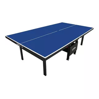 Mesa De Ping Pong Klopf 1084 Fabricada Em Mdf Cor Azul