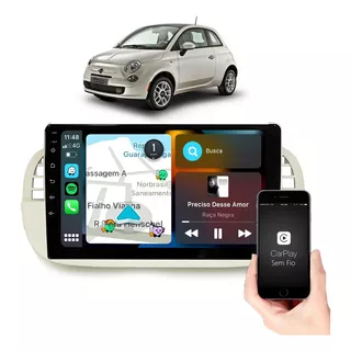 Multimidia Android Fiat 500 Central Tela 9 Polegadas