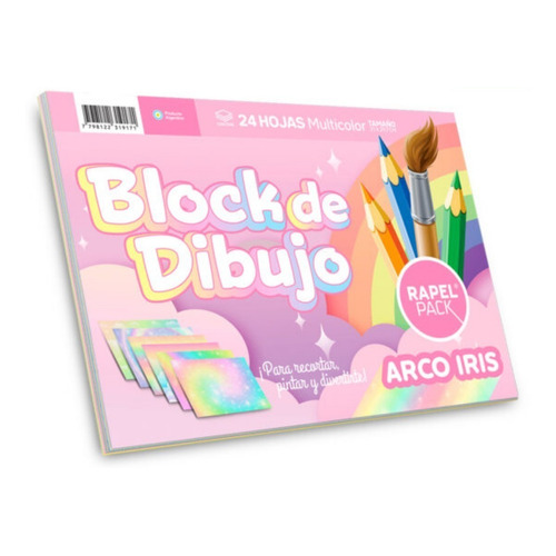 Block De Dibujo N° 5 Arco Iris X 24 H. Igneo 7220 Color Surtidas