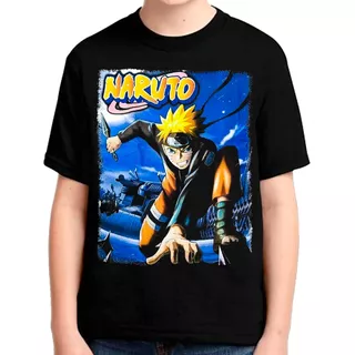 Camisetas Estampadas Niño Anime Naruto