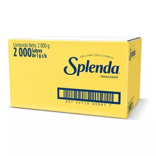 Endulzante Splenda X 2000 Unidades