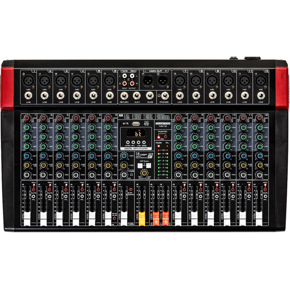 Onax Pro Mix12 Consola Mixer Audio Interface Fx Bt Usb Eq 