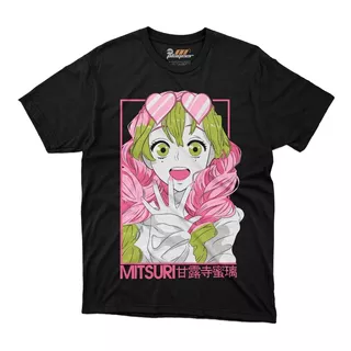 Playera Mitsuri Pilar Del Amor Demon Slayer Kimetsu Anime