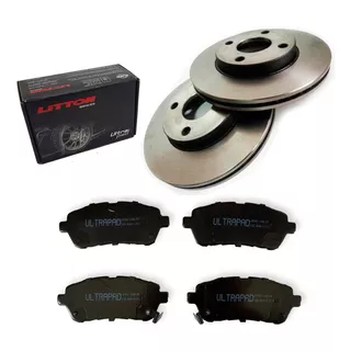 Kit Discos Y Pastillas Ford Fiesta 2011- 1.6 Kinectic Delan