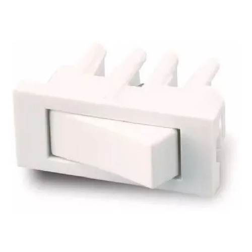 Modulo Punto Cambre Tecla Simple Siglo Xxi Cod 6900 Color Blanco Corriente nominal 10 A Voltaje nominal 220V