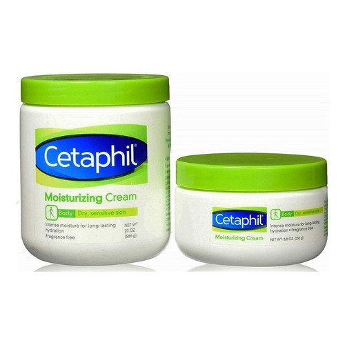  Cetaphil, Paquete Crema Humectante 566g + 250g (piel Seca