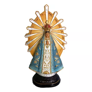 Imagen Religiosa - Virgen De Lujan 40 Cm Bizcocho Ceramico