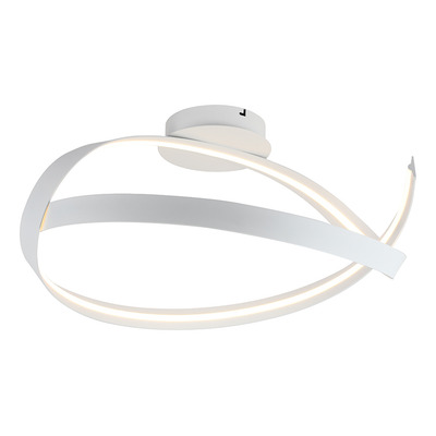 Plafon Led Canton Blanco Dimerizable Calido 34w Puro Blanco
