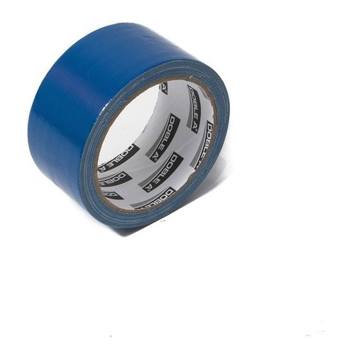 Cinta Adhesiva Silver Tape Duct Tape Doble A 48mm X 9 Metros Color Azul