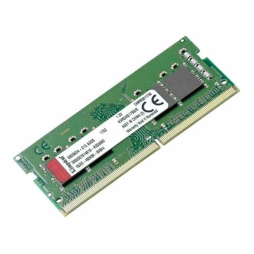 Memória RAM ValueRAM color verde  8GB 1 Kingston KVR24S17S8/8