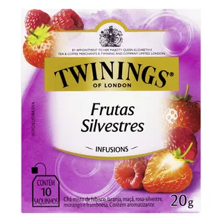 Chá Twinings Frutas Silvestres Em Sachê 20 G 10 U