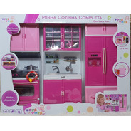 Cozinha Da Barbie Kit 3 Em 1 Com Som Luz Kit Cozinha