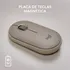 Mouse Wireless Bluetooth Logitech Pebble M350 Grey Milk Color Marrón