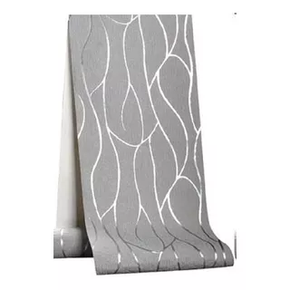  Papel Tapiz Hr7772 Figura Textura Moderno Gris Plata